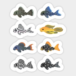 Catfish Family Sticker